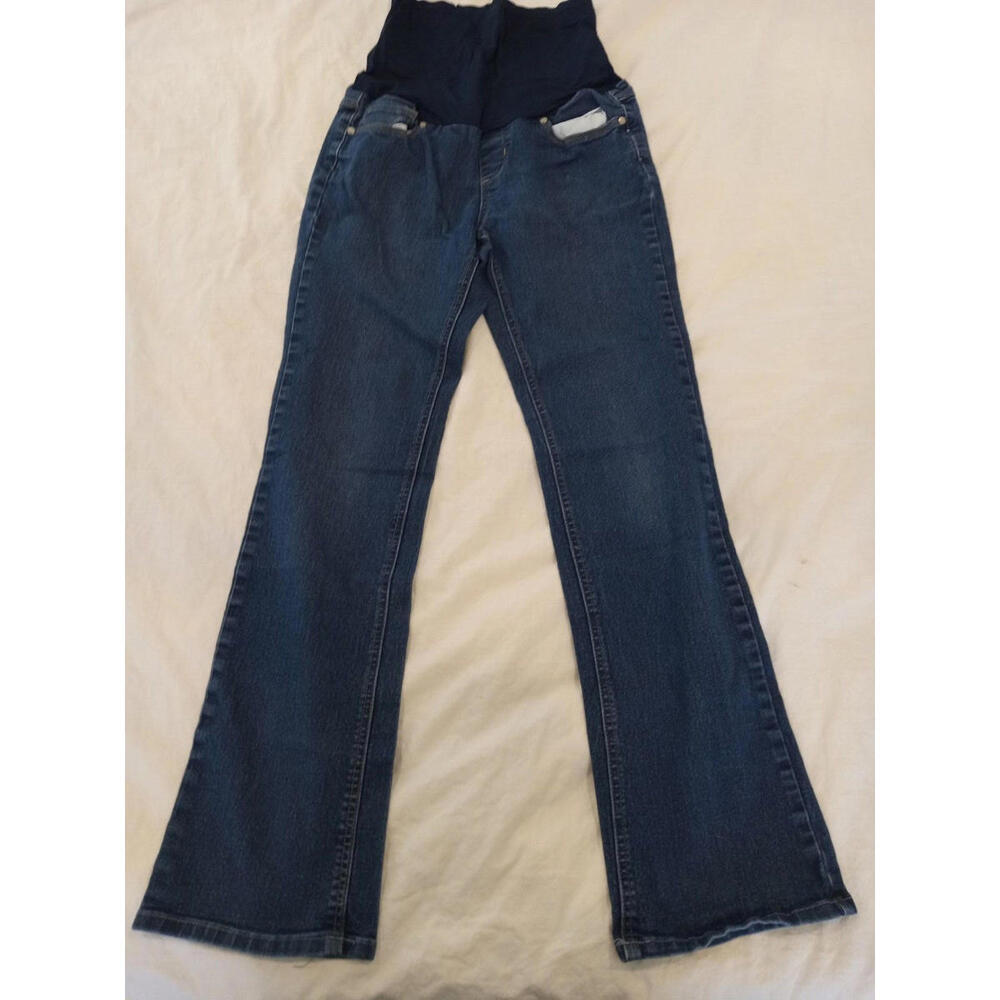 Bella Vida Maternity Women's Size Small Blue Denim Jeans DE3